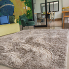 Tapete Copa Peludo 140x200 Cinza Casen