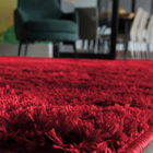 Tapete Copa Peludo 240x200 Vermelho Casen