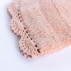 Tapete Crochê Oval 50cm X 80cm Coral - Kacyumara