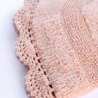 Tapete Croche Oval 60 X 90 Coral Kacyumara