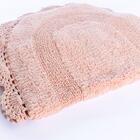 Tapete Croche Oval 60 X 90 Coral Kacyumara