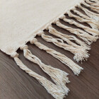 Tapete Cru Para Cozinha Artesanal Algodão Jogo 3 Peças