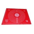 Tapete Culinario Antiaderente De Silicone Vermelho 40x50cm