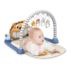 Tapete De Atividades Bebê Piano Musical Lion Maxi Baby - Azul
