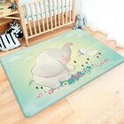 Tapete de Atividades Infantil Elefante com Coelho
