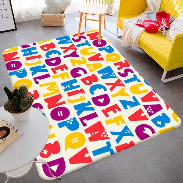 Tapete infantil letras clearance