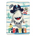 Tapete De Atividades Infantil Shark Pirate Único