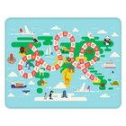 Tapete de Atividades Infantil Tabuleiro Azul