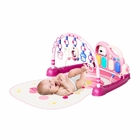 Tapete De Atividades Para Bebê Piano Teddy Rosa - Maxi Baby