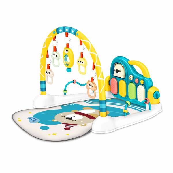 Tapete De Atividades Para Bebê Piano Teddy Verde - Maxi Baby