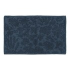 Tapete de Banheiro Algodão Retangular Azul 1 Peça 50x80cm Charm Sensea