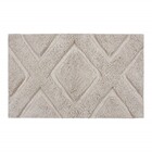 Tapete de Banheiro Algodão Retangular Bege 1 Peça 50x90cm Gatsby Sensea