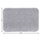 Tapete de Banheiro Antiderrapante Safira Cinza 40x60cm Lucatex