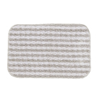 Tapete de Banheiro Antiderrapante Tecido Listra Cinza 40x60cm Lucatex