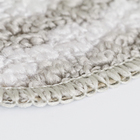 Tapete de Banheiro Antiderrapante Tecido Listra Cinza 40x60cm Lucatex