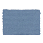 Tapete de Banheiro Milano Tecido Azul 40x60cm Sensea