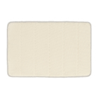 Tapete de Banheiro Comfort Zone Antiderrapante Cocoon Plástico Bege 40x60cm Sensea