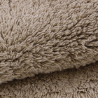Tapete de Banheiro Verso Tecido Bege 40x60cm Sensea