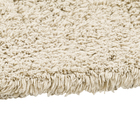 Tapete de Banheiro Verso Tecido Bege 40x60cm Sensea