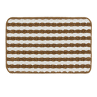 Tapete de Banheiro Antiderrapante Listrado Tecido Caramelo 40x60cm Lucatex