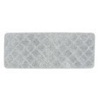 Tapete de Banheiro Cinza Antiderrapante Tecido 45x120cm Soft Plus KomLog