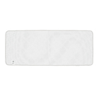 Tapete de Banheiro Cinza Antiderrapante Tecido 45x120cm Soft Plus KomLog