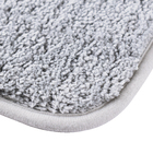 Tapete de Banheiro Cinza Antiderrapante Tecido 40x60cm Soft Color KomLog