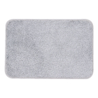 Tapete de Banheiro Cinza Antiderrapante Tecido 40x60cm Soft Color KomLog