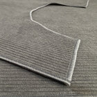 Tapete De Banheiro Cotelê Antiderrapante Kit 2peças Chumbo