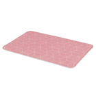 Tapete de Banheiro Espressione Geo Rosa 40x60cm Mabruk