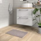 Tapete de Banheiro Essential Moon Marrom Claro 40x60cm Sensea