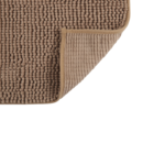 Tapete de Banheiro Joy Poliéster Retangular Bege 3 Peças 50x70cm Kapazi