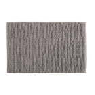 Tapete de Banheiro Joy Poliéster Retangular Cinza 3 Peças 40x60cm Kapazi