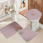 Tapete De Banheiro Kit 3 Pecas 100% Algodão Cotton Fashion