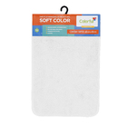 Tapete de Banheiro Marfim Antiderrapante Tecido 40x60cm Soft Color KomLog