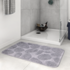 Tapete de Banheiro Pebbles Grafite 50x80 Sensea