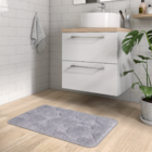 Tapete de Banheiro Pebbles Grafite 50x80 Sensea