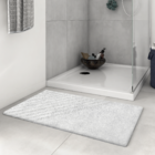 Tapete de Banheiro Remix Branco 50x80 Sensea