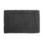 Tapete de Banheiro Soft Algodão Retangular Cinza 3 Peças 45x70cm Kapazi