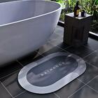 Tapete De Banheiro Super Absorvente Antiderrapante 60x40 Cm