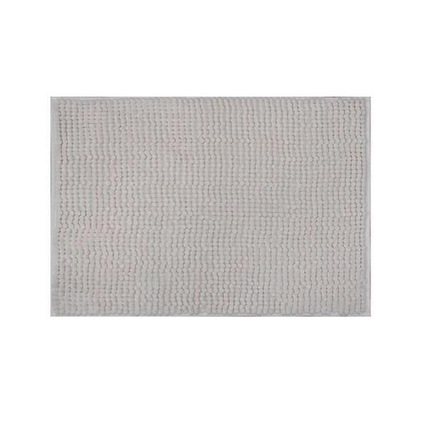 Tapete De Banheiro Uzoo Chenille Marfim Ivory-2 60x40cm 30072