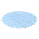 Tapete de Box Azul Antiderrapante Plástico 50x50cm Aqua-Spa KomLog