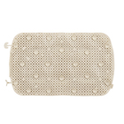 Tapete de Box Antiderrapante Felpudo Plástico Bege 34x57cm Astra