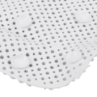 Tapete de Box Antiderrapante Felpudo Plástico Branco 34x57cm Astra