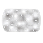 Tapete de Box Antiderrapante Felpudo Plástico Branco 34x57cm Astra