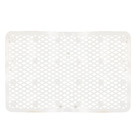 Tapete de Box Antiderrapante Losango Plástico Branco 32x50cm Astra