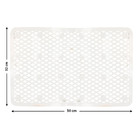 Tapete de Box Antiderrapante Losango Plástico Branco 32x50cm Astra