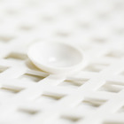 Tapete de Box Antiderrapante Losango Plástico Branco 32x50cm Astra