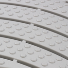 Tapete de Box Antiderrapante Estrado Plástico Cinza 40x60cm Aquaplas