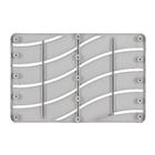 Tapete de Box Antiderrapante Estrado Plástico Cinza 40x60cm Aquaplas